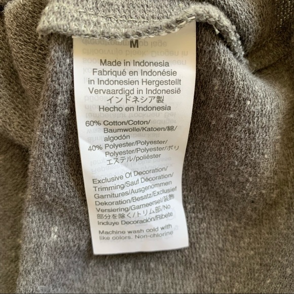 Madewell Marled sweatshirt tee - medium - Picture 4 of 5
